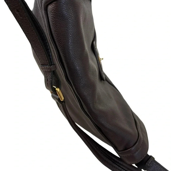 Marc by Marc Jacobs Purple Pebbled Leather Shoulder Bag - Picture 9 of 14